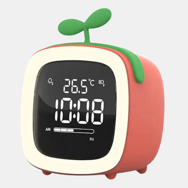 Réveil Cartoon Lapin – LED Ludique et Coloré Home and decoration Electro Paris Deux Feuilles Orange