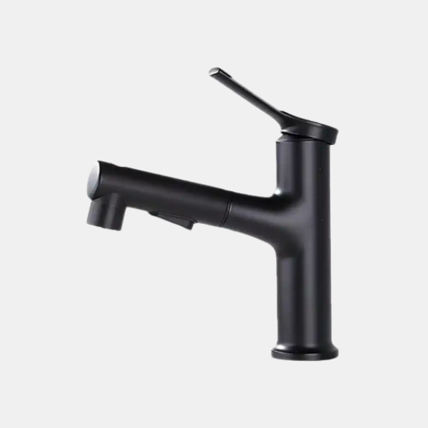 Robinet de Salle de Bain avec Douchette Rétractable – Mitigeur Lavabo Monocommande Multifonction Appareils de plomberie Electro Paris