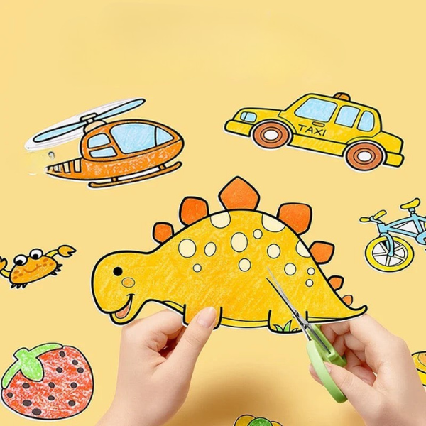 Rouleau de Coloriage Enfant – 10 m de Créativité et Apprentissage Electro Paris