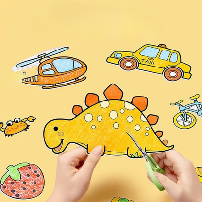 Rouleau de Coloriage Enfant – 10 m de Créativité et Apprentissage Electro Paris