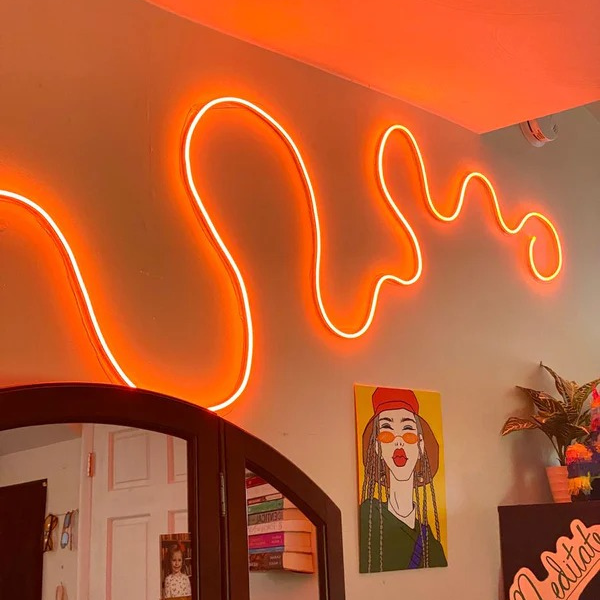 Ruban Néon LED Flexible Design Ondulé RGBIC