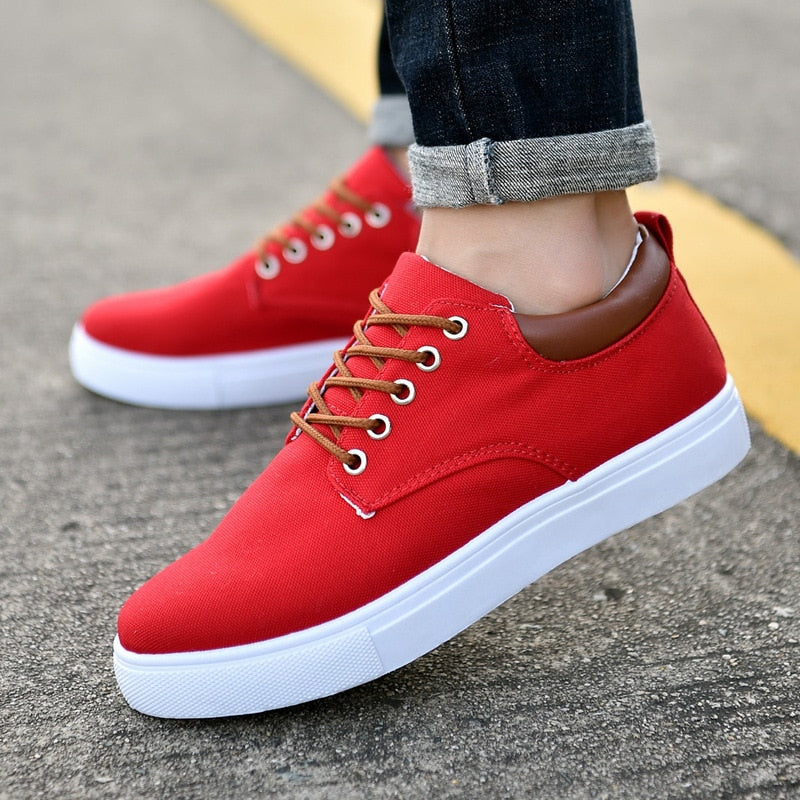 Baskets confortables pour hommes – Style, Confort Et Polyvalence Pour Tous Les Jours Shoes Electro Paris Rouge 39