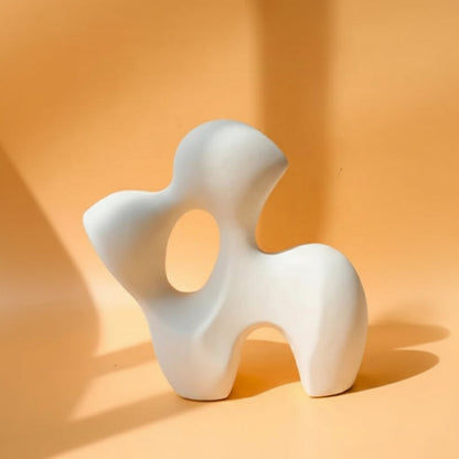 Sculpture Abstraite En Céramique Et Émail Pour Décoration Maison, Bureau Et Intérieur Moderne Sculpture Electro Paris