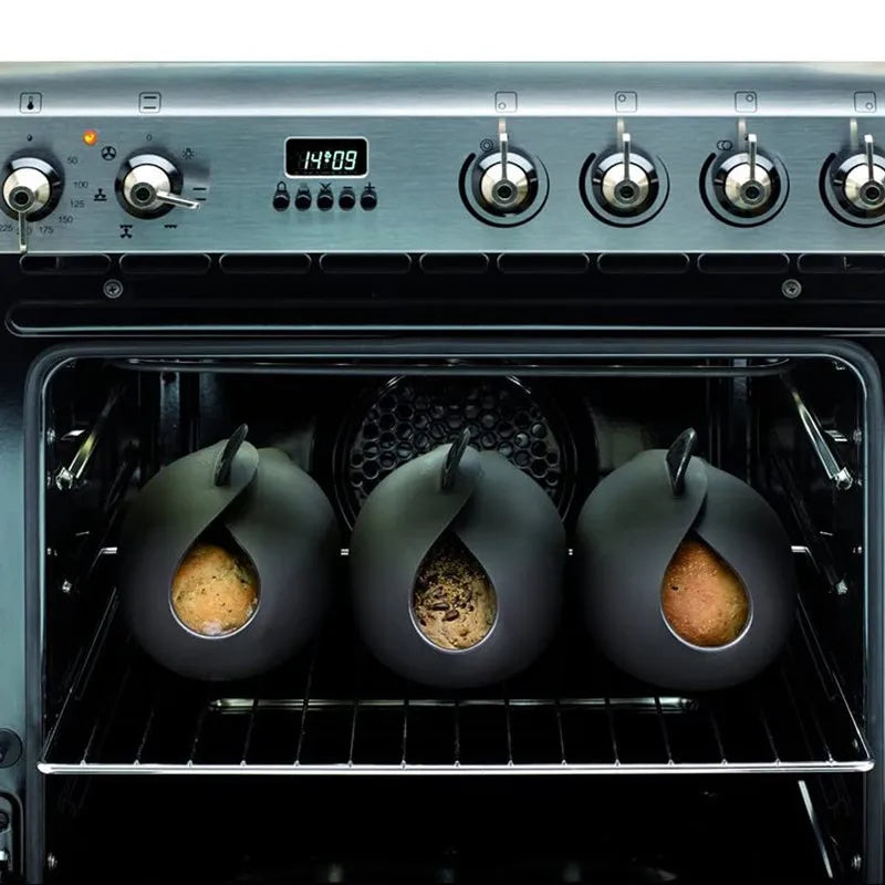 Moule à Pain en Silicone Antiadhésif – Compact, Résistant à La Chaleur Et Idéal Pour Maison Kitchen Accessories Electro Paris