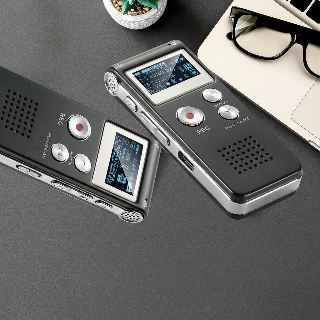 Mini Enregistreur Vocal Compact Avec Détection Automatique Du Son Pour Cours Et Prises De Notes Voice recorder Electro Paris