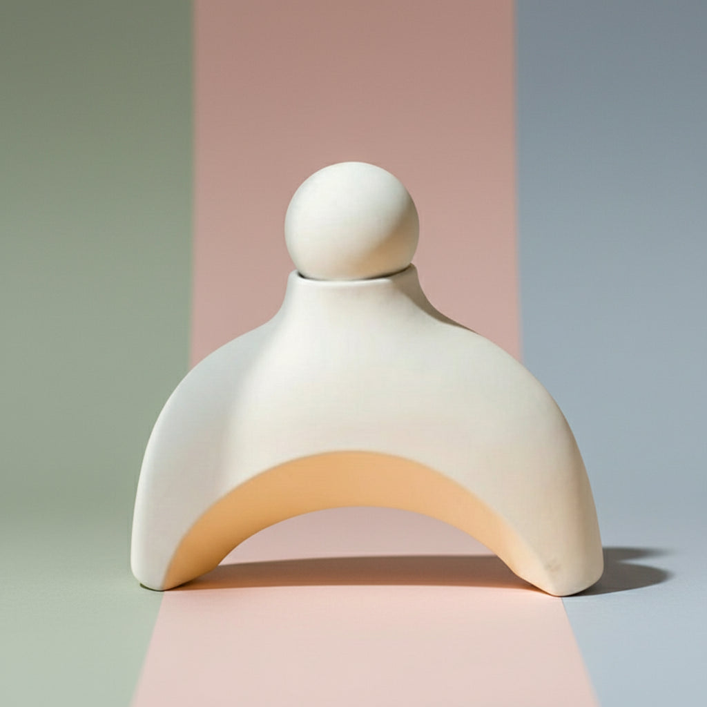 Sculpture Abstraite En Céramique Et Émail Pour Décoration Maison, Bureau Et Intérieur Moderne Sculpture Electro Paris F