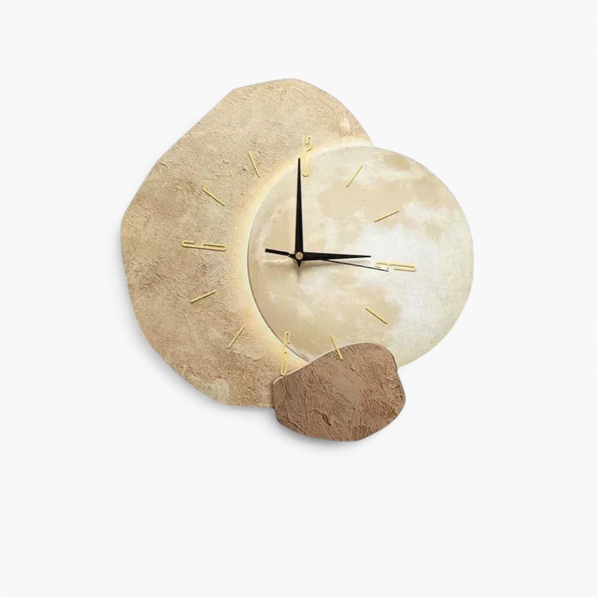 Horloge Murale Élégante En Métal Doré – Raffinement Floral Et Style Intemporel Wall clock Electro Paris Style B
