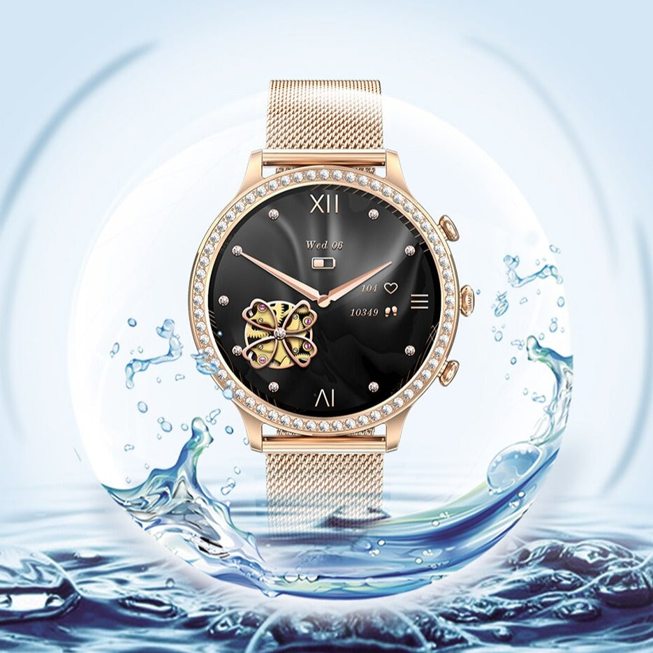 Montre Connectée Intelligente Avec Suivi De Santé Et Appels Bluetooth Cyber Monday Offer Smartwatch Classic Electro Paris