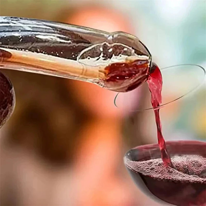 Carafe Cobra Cracheur – Carafe en Verre Unique pour Vin & Spiritueux Spitting Cobra Decanter Electro Paris