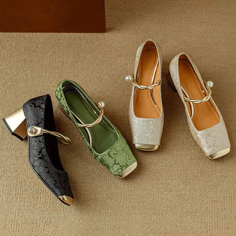 Chaussures À Talons Bloc Au Style Élégant Et Intemporel Pour Sublimer Votre Allure Shoes for Women Electro Paris