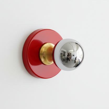 Applique Murale Vintage Style Rétro Pour Chambre, Salon Et Décoration Intérieure Wall Light Electro Paris Rouge