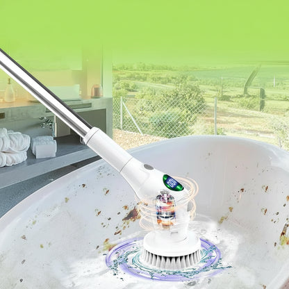 Brosse Électrique Rotative Sans Fil 8-en-1 Pour Nettoyage Maison Cuisine Et Salle De Bain Nettoyeur de sol Electro Paris