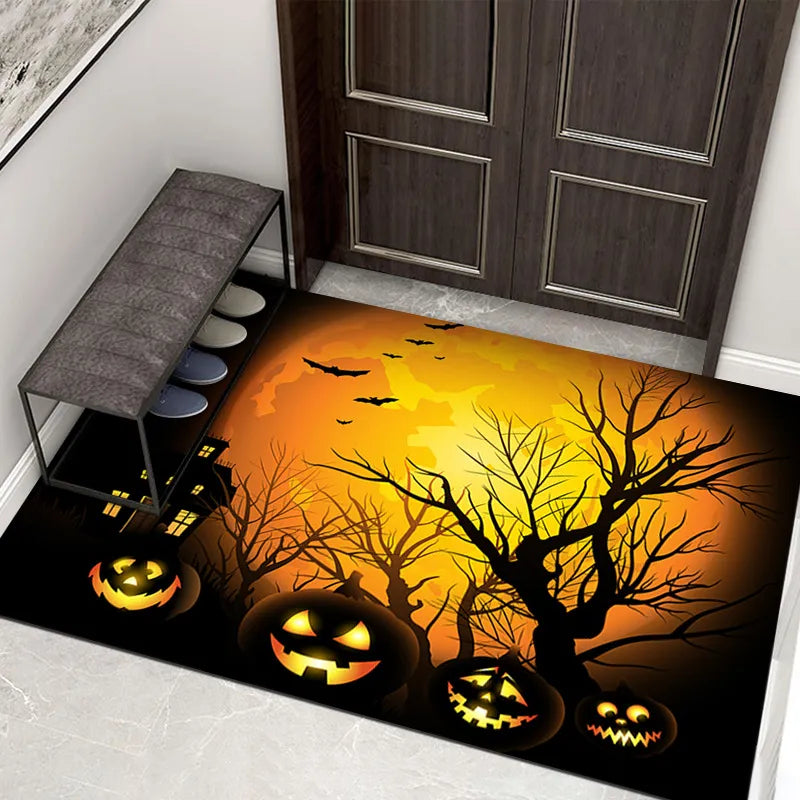 Paillasson – Effrayant et Parfait pour Halloween Halloween Doormat Electro Paris Citrouille 15.7 inch by 23.6 inch (40x60 cm)