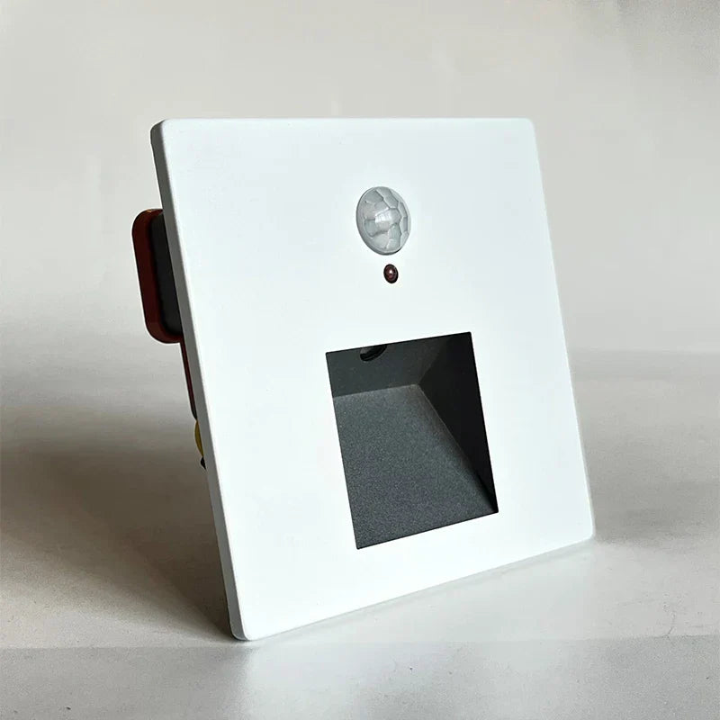 Applique Murale Avec Capteur De Mouvement Pour Éclairage De Escalier Et Ambiance Nocturne Wall Light Fixtures Electro Paris Argent D