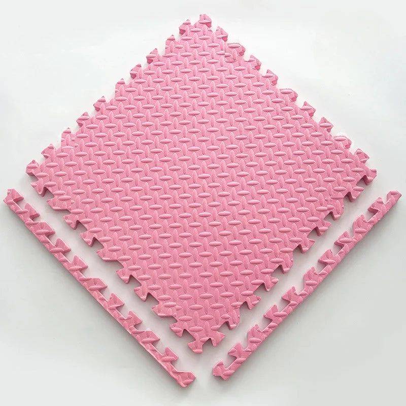 Tapis de Puzzle pour Enfants – Tapis de Jeu Sécurisé et Amusant pour Premières Activités Play Mats Electro Paris 12 Pièce rosa