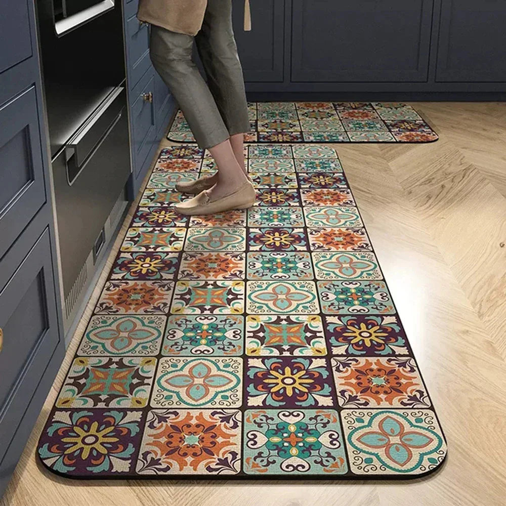 Tapis De Cuisine Antidérapant Premium Élégance Confort Et Sécurité Au Quotidien Black Friday Deal Rugs Electro Paris 2 40x60cm und 40x120cm