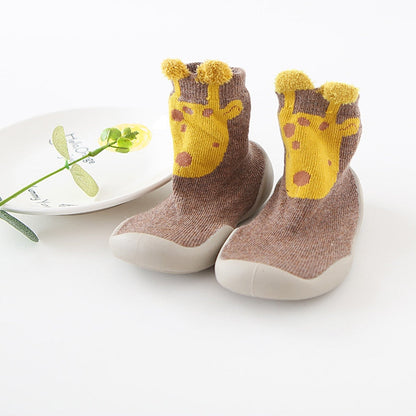 Chaussures De Bébé Orthopédiques En Cuir Souple Pour Un Développement Naturel Et Confort Optimal Baby & Children Electro Paris Girafe 6-12 mois