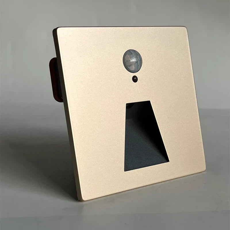 Applique Murale Avec Capteur De Mouvement Pour Éclairage De Escalier Et Ambiance Nocturne Wall Light Fixtures Electro Paris Or D