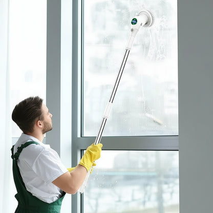 Brosse Électrique Rotative Sans Fil 8-en-1 Pour Nettoyage Maison Cuisine Et Salle De Bain Nettoyeur de sol Electro Paris