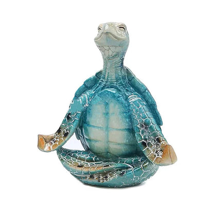 Figurines – Élégantes Tortues de Yoga pour Maison et Bureau Yoga Sea Turtle Figurines Electro Paris Lotus Pose
