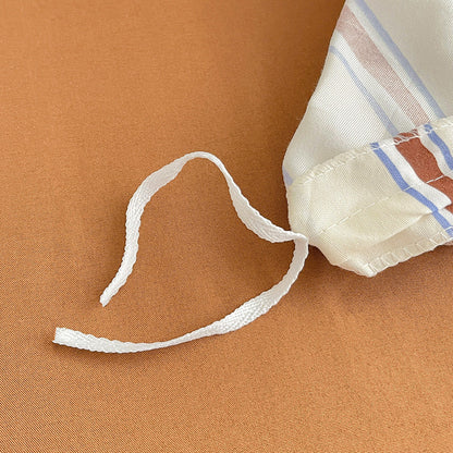 Literie En Coton Rayée Classique Avec Taies Et Draps – Confort Élégant Pour Votre Chambre Bedding Electro Paris