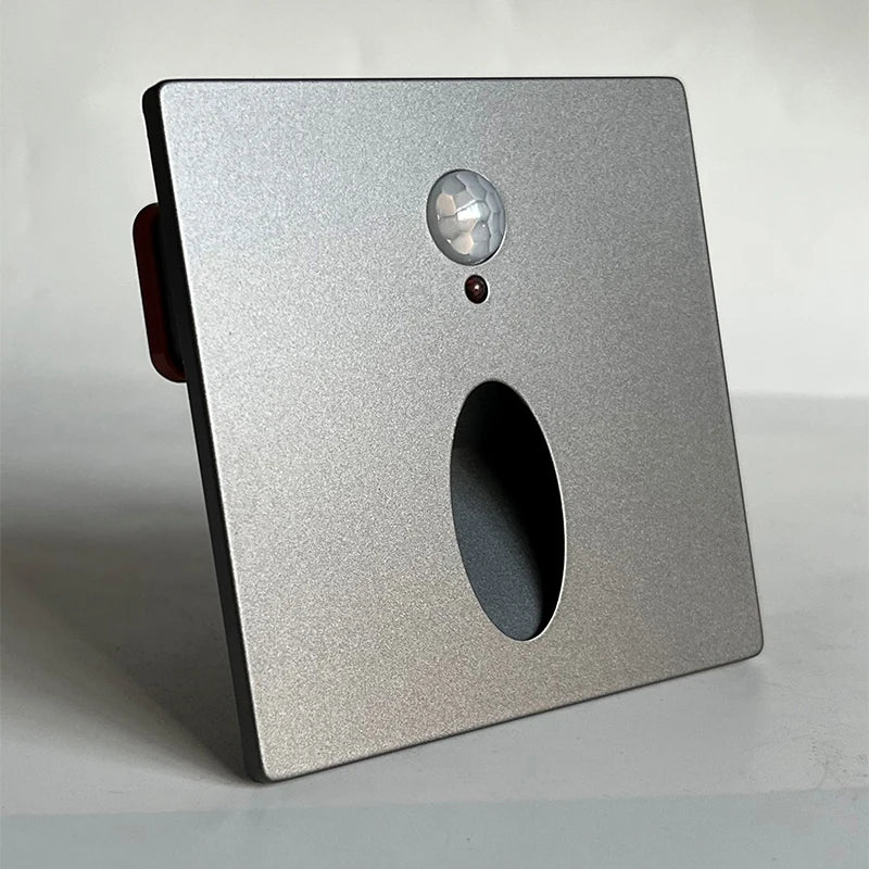 Applique Murale Avec Capteur De Mouvement Pour Éclairage De Escalier Et Ambiance Nocturne Wall Light Fixtures Electro Paris Gris B