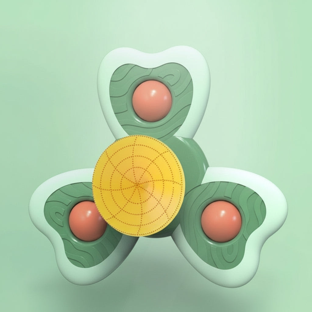 Jouet Tournant À Ventouse Pour Bébé Avec Cloches Et Formes D’Animaux – Lot De 3 Toys & Games Electro Paris