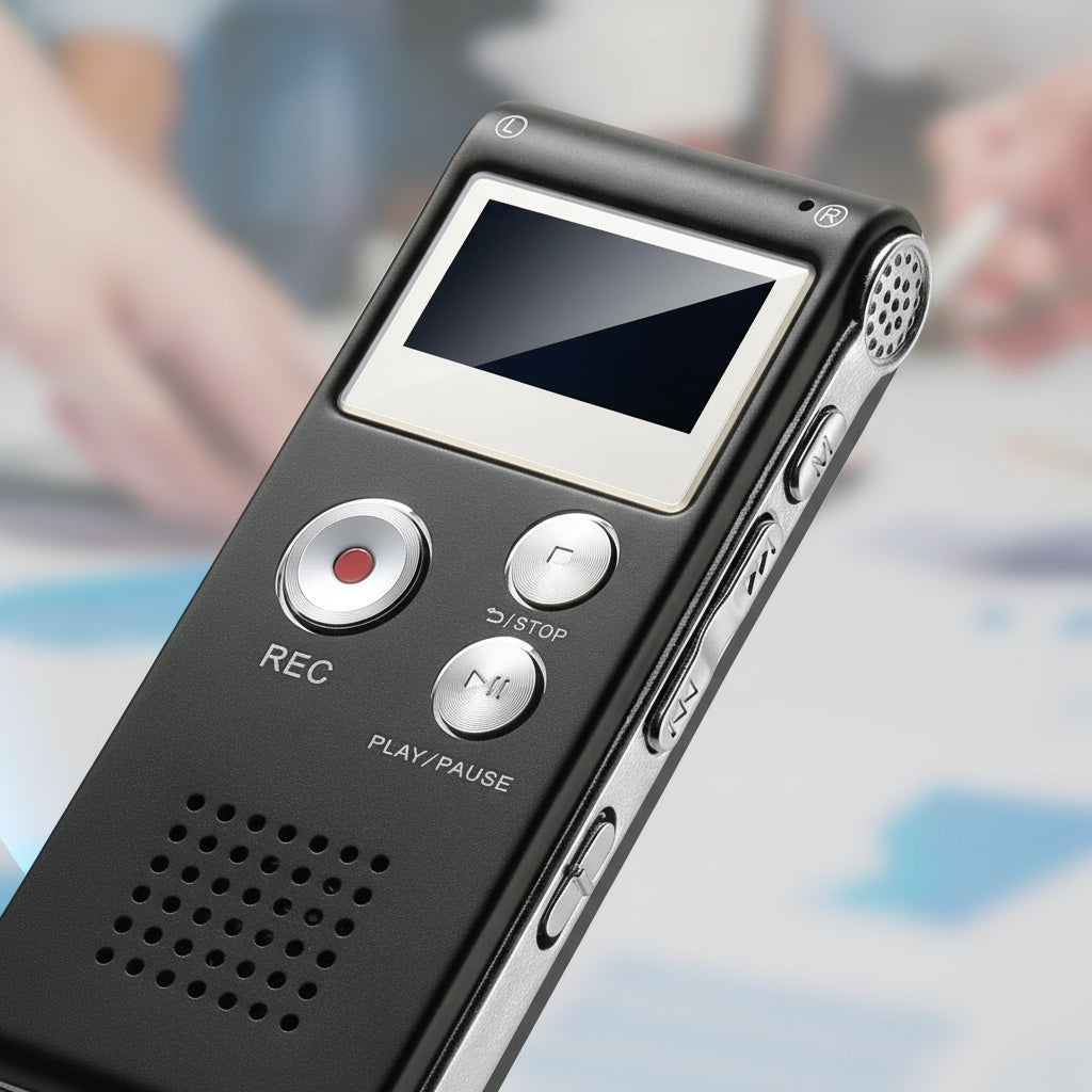 Mini Enregistreur Vocal Compact Avec Détection Automatique Du Son Pour Cours Et Prises De Notes Voice recorder Electro Paris