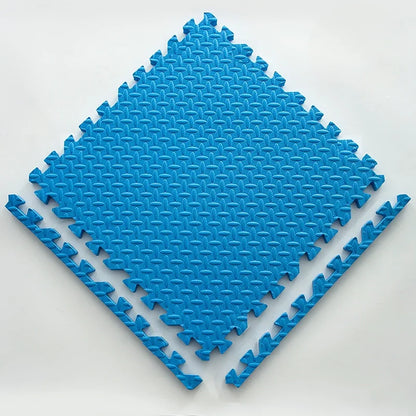 Tapis de Puzzle pour Enfants – Tapis de Jeu Sécurisé et Amusant pour Premières Activités Play Mats Electro Paris 12 Pièce bleu