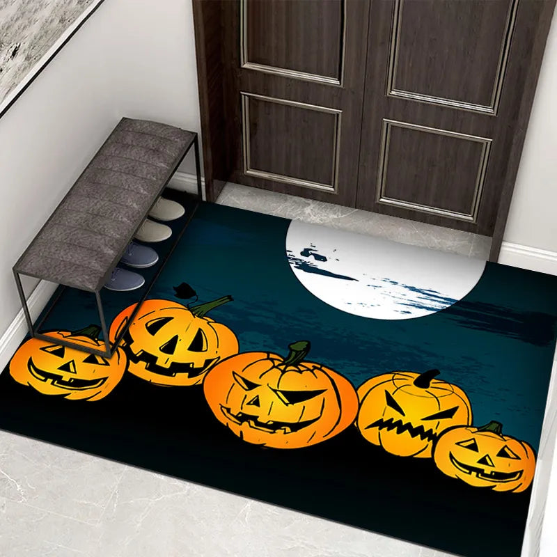 Paillasson – Effrayant et Parfait pour Halloween Halloween Doormat Electro Paris Lune 15.7 inch by 23.6 inch (40x60 cm)