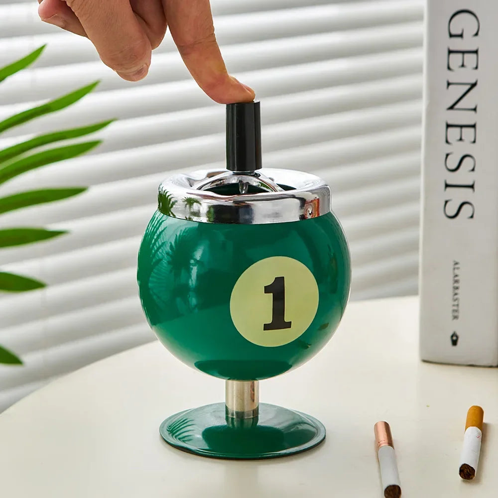 Cendrier En Métal Élégant Pour Salle De Jeux, Coin Billard Ou Espace Détente Lighters & Ashtray Electro Paris