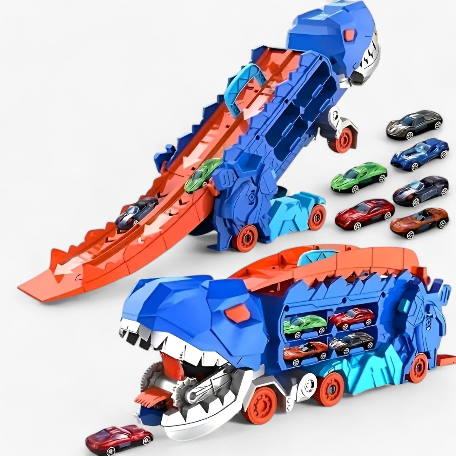 Camion Jouet Transformable En Monde De Dinosaure Avec Piste Pliable Pour Enfants Aventuriers Toys Electro Paris