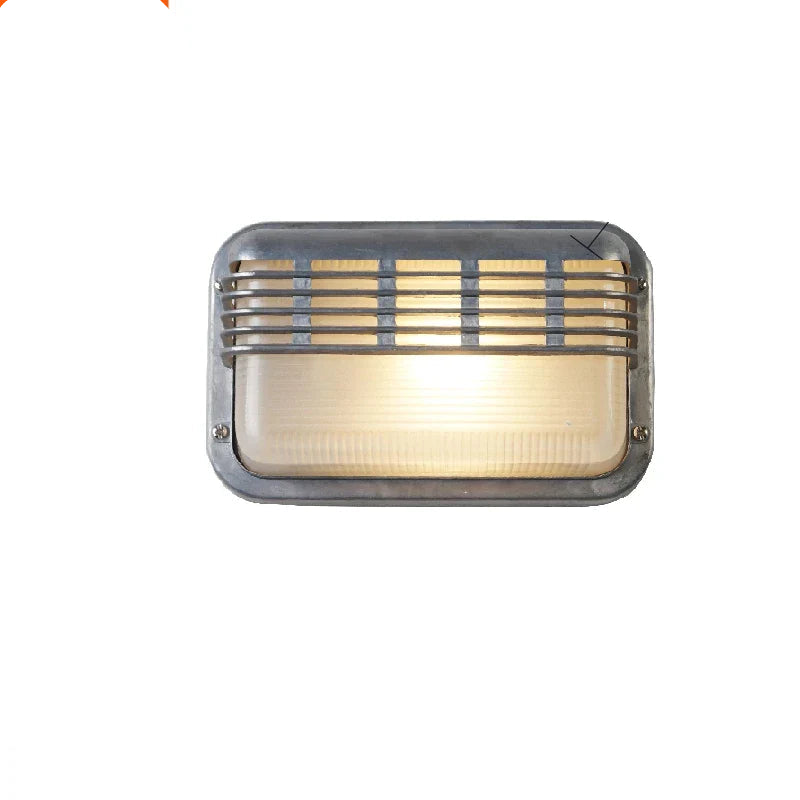 Applique Murale Extérieure LED Style Industriel Avec Abat-jour En Verre Pour Ambiance Rétro Outdoor Lighting Electro Paris H Blanc chaud 3000K