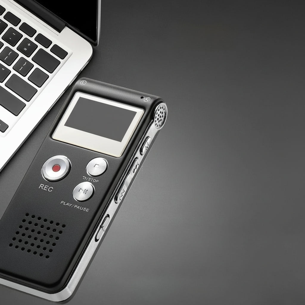 Mini Enregistreur Vocal Compact Avec Détection Automatique Du Son Pour Cours Et Prises De Notes Voice recorder Electro Paris