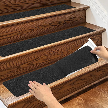 Bandes Antidérapantes Pour Escaliers En Caoutchouc Résistant À Grain 80 – Lot De 10 Pour Intérieur Et Extérieur Stair slip Electro Paris