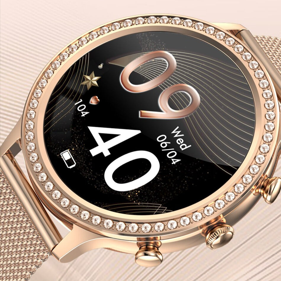 Montre Connectée Intelligente Avec Suivi De Santé Et Appels Bluetooth Cyber Monday Offer Smartwatch Classic Electro Paris