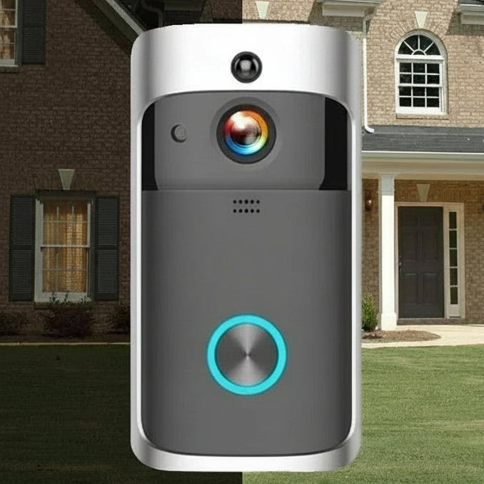 Sonnette Vidéo Sans Fil HD WiFi Avec Vision Nocturne Et Interphone Pour Sécuriser Votre Entrée À Distance Doorbell Electro Paris