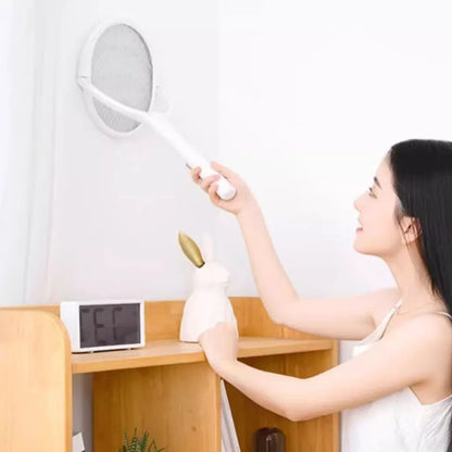 Raquette Électrique Anti-Moustiques Rechargeable Avec Tête Rotative À 90° Cyber Monday Offer Pest control Electro Paris