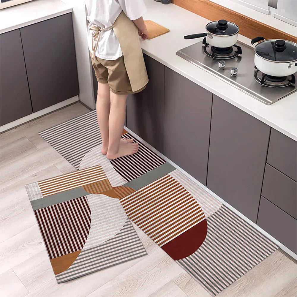 Tapis De Cuisine Antidérapant Premium Élégance Confort Et Sécurité Au Quotidien Black Friday Deal Rugs Electro Paris 4 40x60cm und 40x120cm