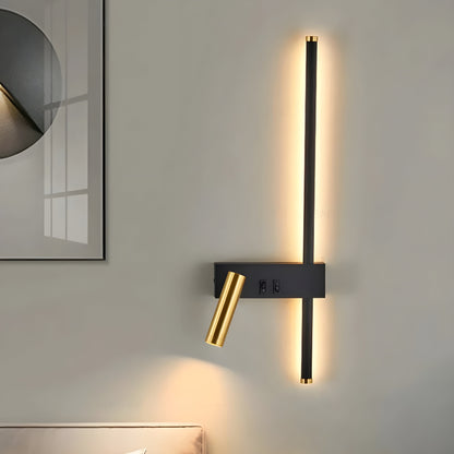 Applique Murale Duo Avec Interrupteur Pour Salon Et Chambre – Design Minimaliste Et Éclairage Élégant Wall Light Electro Paris