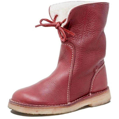 Bottes Imperméables Confortables Pour Un Style Polyvalent Et Une Protection Quotidienne Women Boots Electro Paris Rouge 35