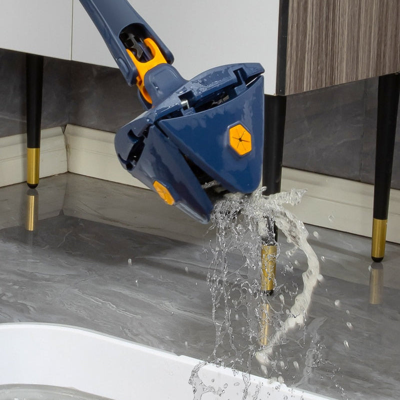 Serpillière Rotative 360° Avec Tête Triangulaire Pour Nettoyage Complet Et Facile Des Coins Home cleaning tool Electro Paris