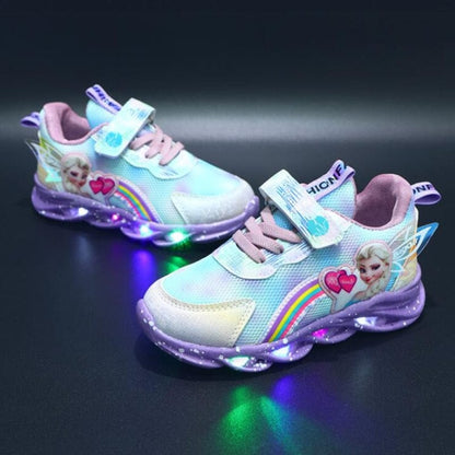 Chaussures LED Paillettes Arc-en-Ciel – Baskets Amusantes Lumineuses Pour Enfants Actifs Shoes Electro Paris