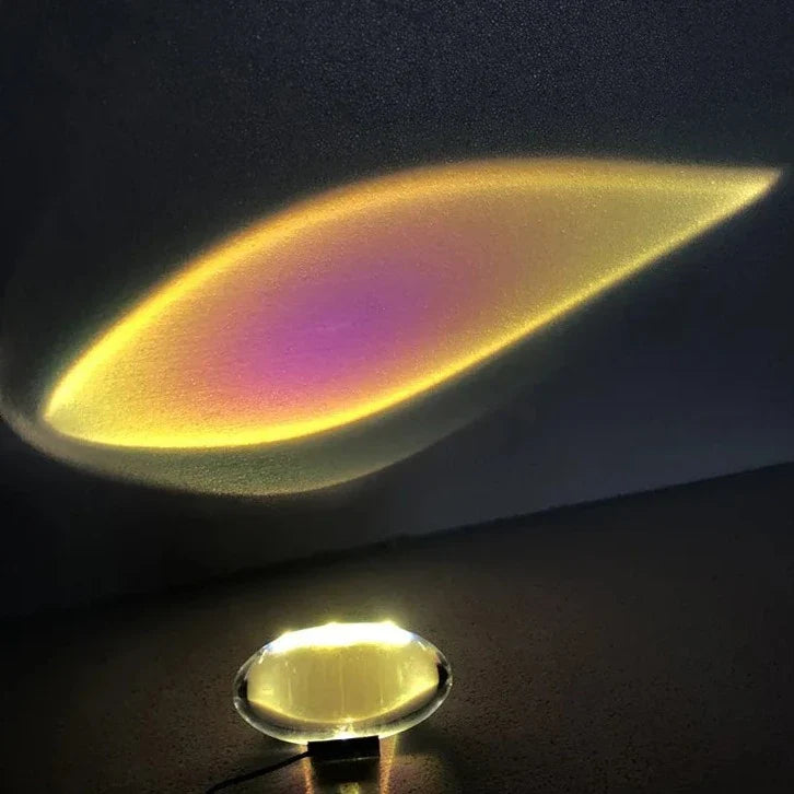 Lampe De Table Cristal Avec Éclat Coucher De Soleil Pour Ambiance Lumineuse Apaisante Table Lamps Electro Paris