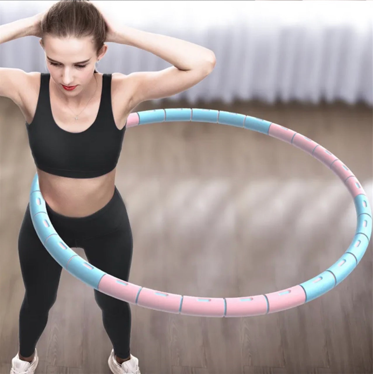 Cercle Métallique Fitness pour Exercices à Domicile hula Electro Paris