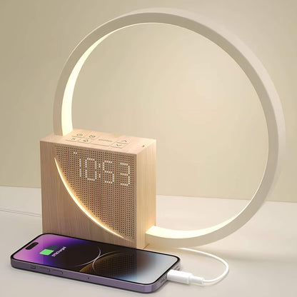 Réveil Lumineux Naturel Simulateur D’Aube Avec Fonction De Charge Et Éclairage D’Ambiance Tablelights Electro Paris
