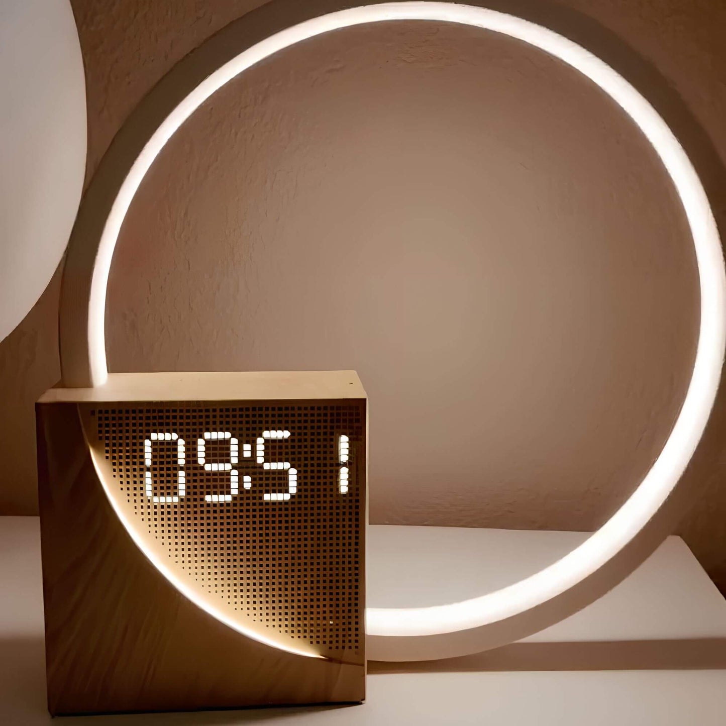 Réveil Lumineux Naturel Simulateur D’Aube Avec Fonction De Charge Et Éclairage D’Ambiance Tablelights Electro Paris