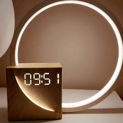 Réveil Lumineux Naturel Simulateur D’Aube Avec Fonction De Charge Et Éclairage D’Ambiance Tablelights Electro Paris