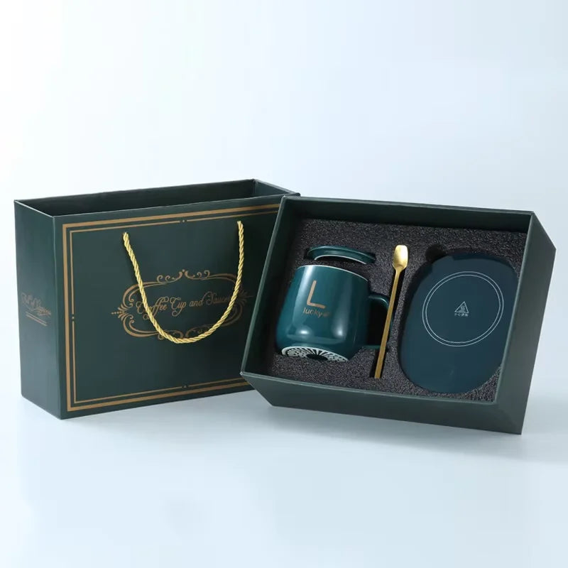 Chauffe-Tasse USB À Température Constante Pour Maison Et Bureau Avec Design Compact Mug set Electro Paris