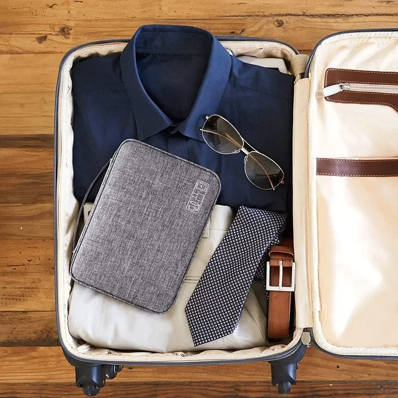 Organisateur De Câbles Et Accessoires Électroniques De Voyage Pour Transport Pratique Et Sécurisé Travel pouch Electro Paris